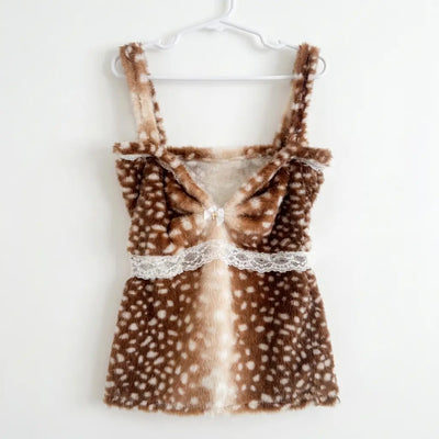 Fawn Lace Cami Top